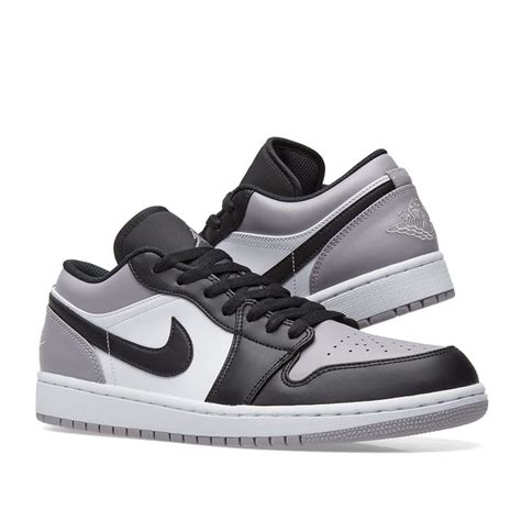 nike air jordan 1 low schwarz weiß grau